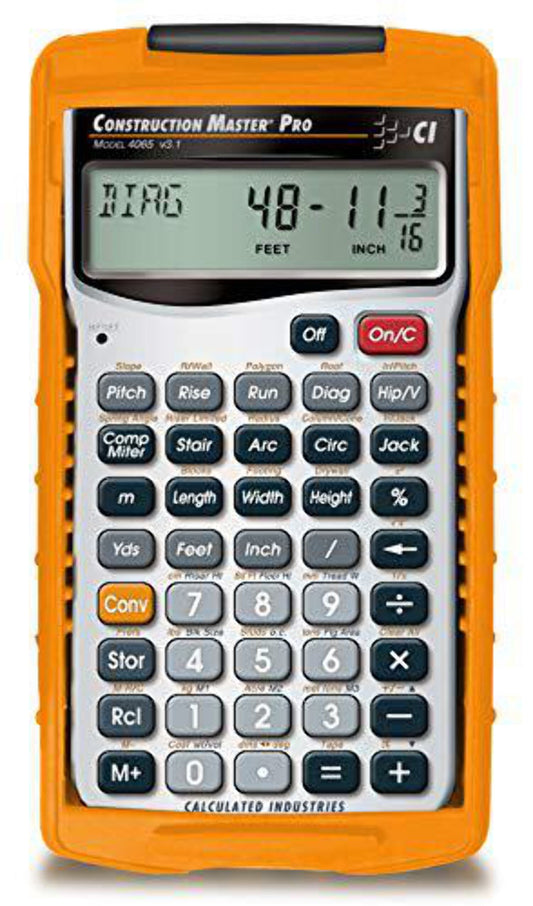 Construction Master Pro Advanced Construction Math Calculator 4065