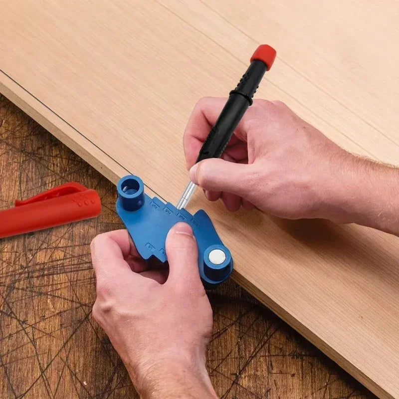 New 2-In-1 Solid Carpenter Pencils with Sharpener Carpenter 2.8Mm Solid Mechanical Pencils Marking Tools Construction/Carpenters
