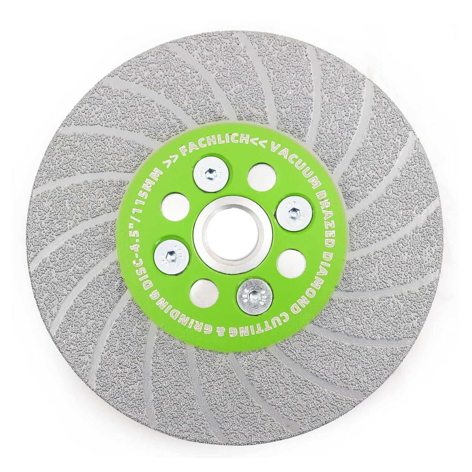 Ceramic Cutting Grinding Disc 4-1/2" Diamond Grinding Wheel for Beveling,Small Cuts,Grinding,Rounding Shaping Edges/Corners of Porcelain,Tile,Granite,Marble,Concrete