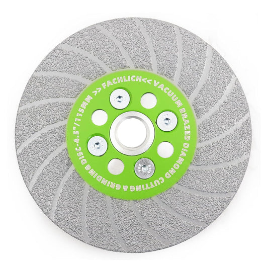 Ceramic Cutting Grinding Disc 4-1/2" Diamond Grinding Wheel for Beveling,Small Cuts,Grinding,Rounding Shaping Edges/Corners of Porcelain,Tile,Granite,Marble,Concrete